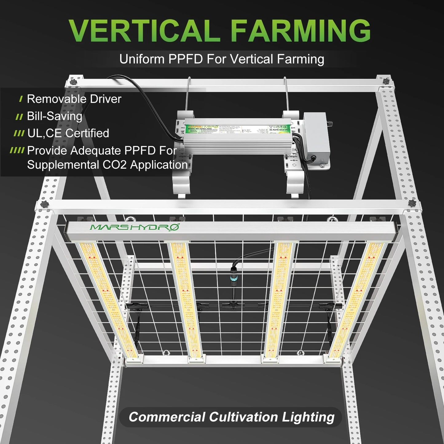 Mars Hydro FC-E 3000 mit 100x100x180 cm Growbox Komplettset